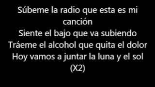 Enrique Iglesias - SUBEME LA RADIO (Lyrics/Letra)