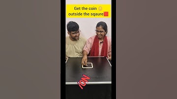 Coin challenge Bring the Coin Outside the Square? 🤯🔥 #Shorts #viral #tamil #memes #riddle #challenge