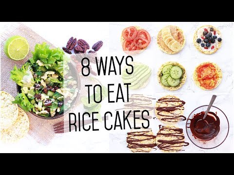 8 Ways to Eat Rice Cakes!!  Super Quick and Easy Snack Ideas