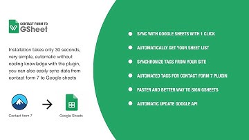 Plugin Wordpress Contact form 7 to Google Sheets