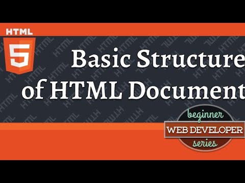 Basic Structure of Html Website | dot html | - YouTube