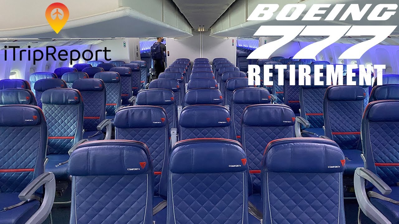 Delta Boeing 777-200LR Retirement Flight