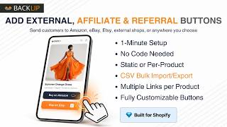 How to Add External Links and Affiliate Links Buttons on Shopify with BL External Links