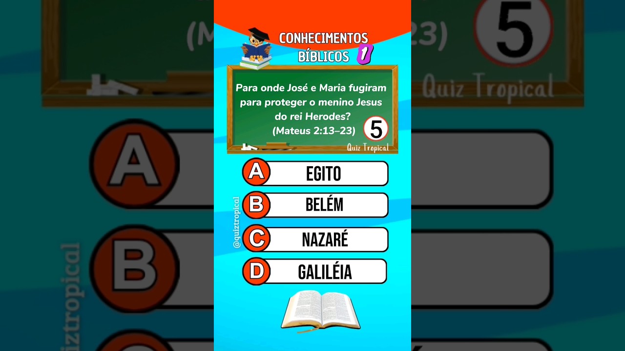 Quiz Bíblico - 224 Perguntas e Respostas! Retiro.com.br