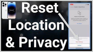 Locatie en privacy opnieuw instellen op de iPhone