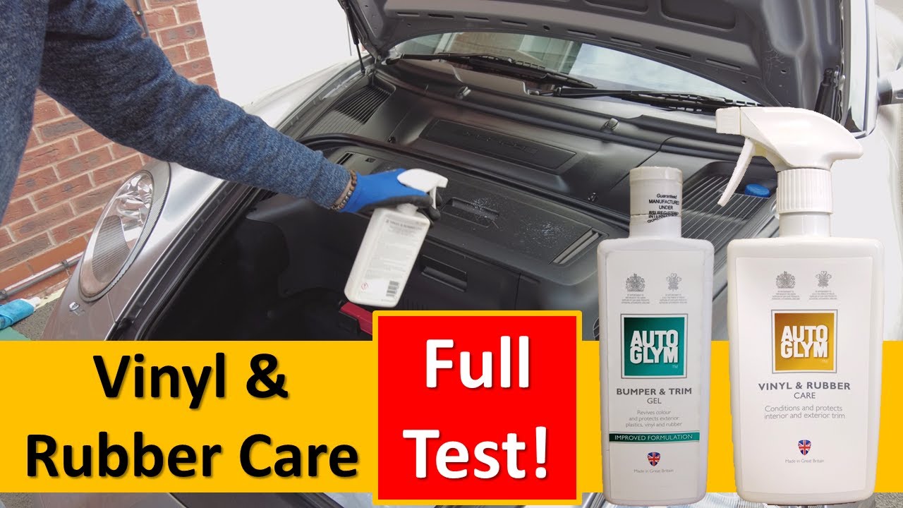 Autoglym Vinyl and Rubber Care & Autoglym Bumper and Trim Gel: Shock! Where's the engine?