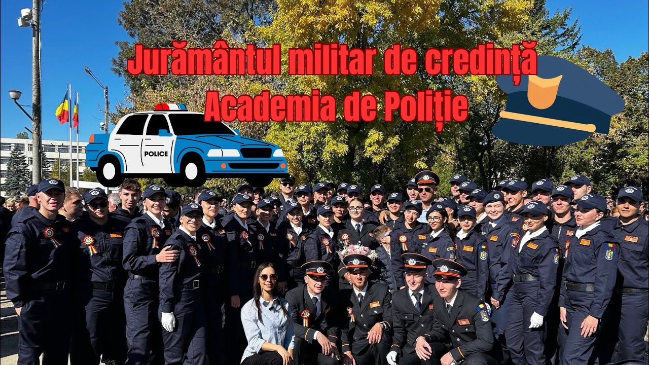 Emoții și momente unice la Academia de Poliție 🔥Jurământul militar al studenților din anul I