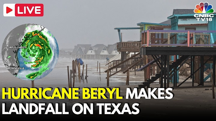 LIVE: Hurricane Beryl Makes Landfall on Texas | Texas Prepares for Tropical Storm Beryl | USA | NI8G