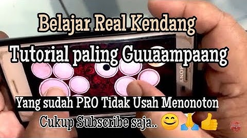 Tutorial‼️cara bermain real kendang dasar bagi pemula