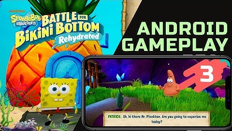 SpongeBob Battle for Bikini Bottom Rehydrated Gameplay Part 3 | Jellyfish Fields Android iOS