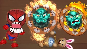 The Wanyudo vs Spiderman Buddy | Kick The Buddy 2