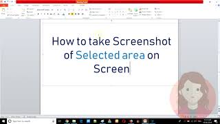 How to take screenshot of selected area on Screen in Windows 10