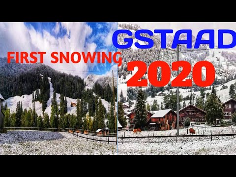 Gstaad - First Snow in 2020/gstaad - Schweiz