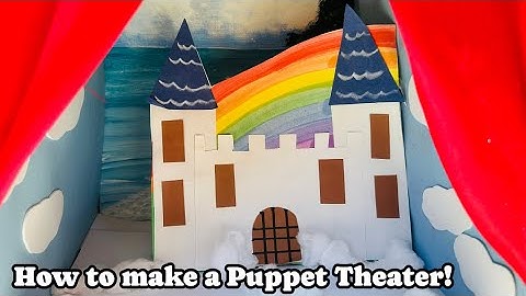 How to make a Puppet Theatre inspired by my trip to Las Vegas! 🎭