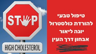 יונה ליאור אירידיולוגית -כולסטרול גבוה-טיפול טבעי להורדת כולסטרול
