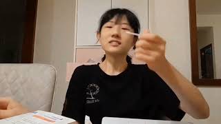 Beautiful Taiwanese girl induced sneeze from swab test 19