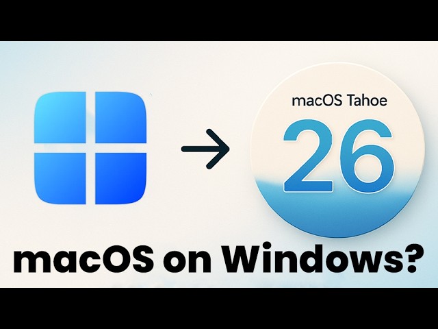 美品♪Mac（Tahoe /Mojave /Windows）CS6/Office I Made Windows Look Like New macOS Tahoe - YouTube