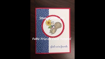 Stamp with Jini FABLE FRIENDS CARD TUTORIAL by Jini Merck