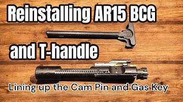 Quick Tip: How to install a Bolt Carrier Group BCG and charging handle on an AR15