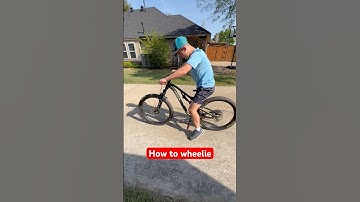 How to wheelie under 30 seconds #mtb #mountainbikeriding #wheelie #howto #how #shorts #ytshorts