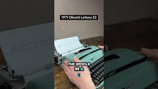 How to use all functions on a 1971 Olivetti Lettera 32 vintage