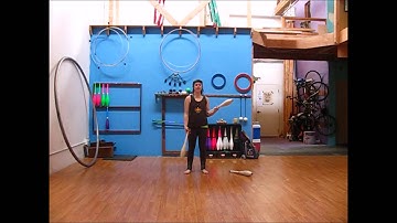 JUGGLING TUTORIAL -423 with Shoulder Rolls: FireDrums XIII