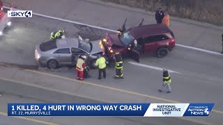 Deadly crash on Route 22 in Murrysville, Pennsylvania