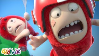 🪂Fuse's Birthday Jump! 🪂| BRAND NEW | NEW Oddbods Episodes | Funny Cartoon for Kids