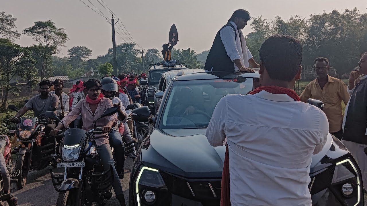 Forbesganj vidhansbha candidate rantu mandal ka rod show