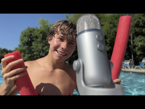 Trying ASMR at the Pool 2