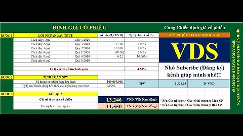 (#TTCK) Định giá cổ phiếu #VDS | Thông tin đầu tư chứng khoán #dinhgiacophieu (#Chiến) 28.01.2021