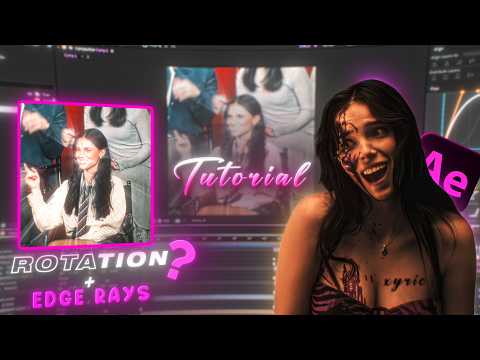 Smooth Rotation + Edge Rays Transition Tutorial | After Effects