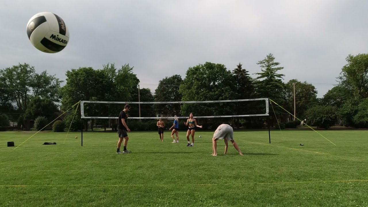 Grass Volleyball 3s and doubles 7/8/2021 YouTube