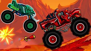 МАШИНКИ MAD TRUCK CHALLENGE Новый Грузовик ХИЩНИК VS БОСС Помпеи - Мульт Игра как Машина Ест Машину