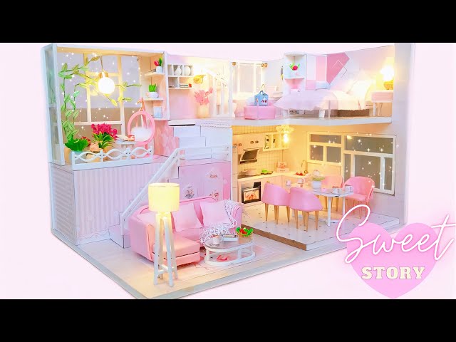 DIY Miniature Dollhouse Kit | Sweet Story - YouTube