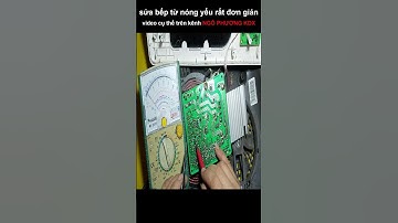 sửa bếp từ không nóng #shorts