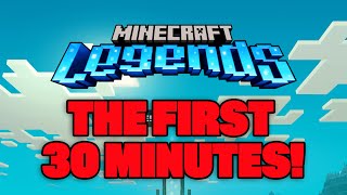 Minecraft Legends The First 30 Minutes - MINECRAFT LEGENDS 4K GAMEPLAY (PC)