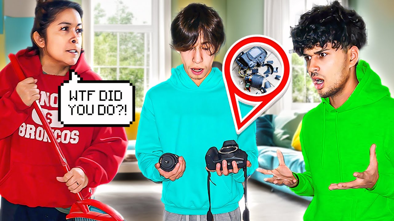A Subscriber Broke My $3,000 CAMERA 😳… *Mom Freaks OUT!!*