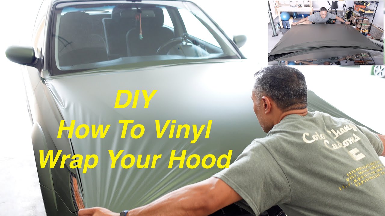 How To Vinyl Wrap A Car Hood Beginners Basics Tutorial Overview YouTube
