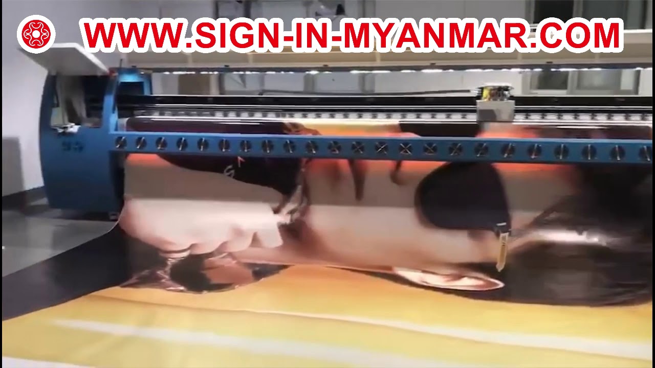 5M Digital Inkjet Solvent Printer with KM1024i 30pl Head MYANMAR