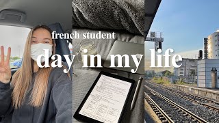 day in the life as a french student | studying in france, early mornings & busy days