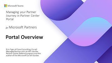 Part 1: Portal Overview