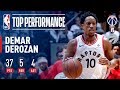 DeMar DeRozan Leads Toronto To Victory in Game 2