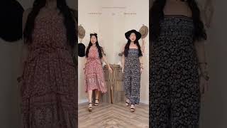 Thrift haul Hippie vs Boho style