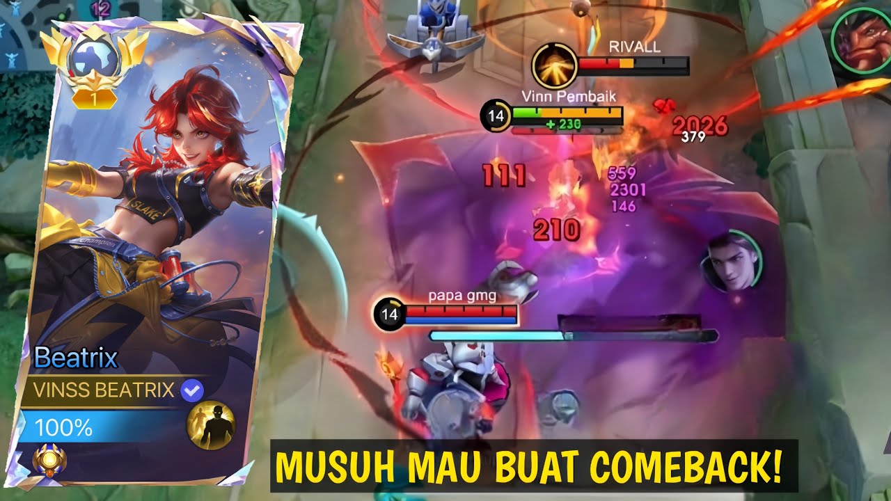 Clutch Curi Lord + Gendong Partyan! Mandiri Banget Gw Main Beatrix! 