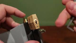 (8) Picking Master Lock #130