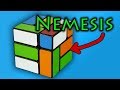 Nemesis  trying to solve a bandaged cube