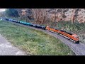 Double headed Aristocraft BNSF Dash-9s with ESU LokSound v5