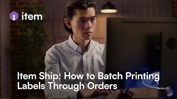 How to Batch Printing Labels Through Orders