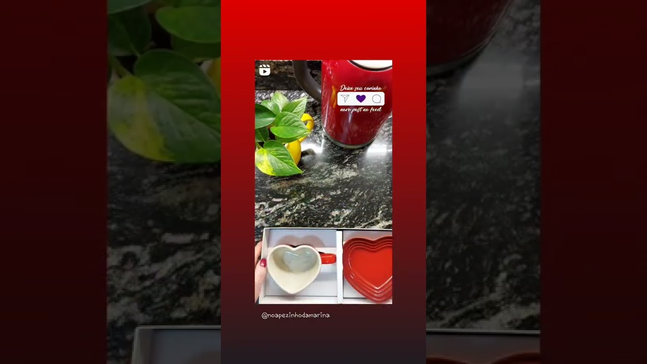 Xícara coração Le Creuset ️ YouTube